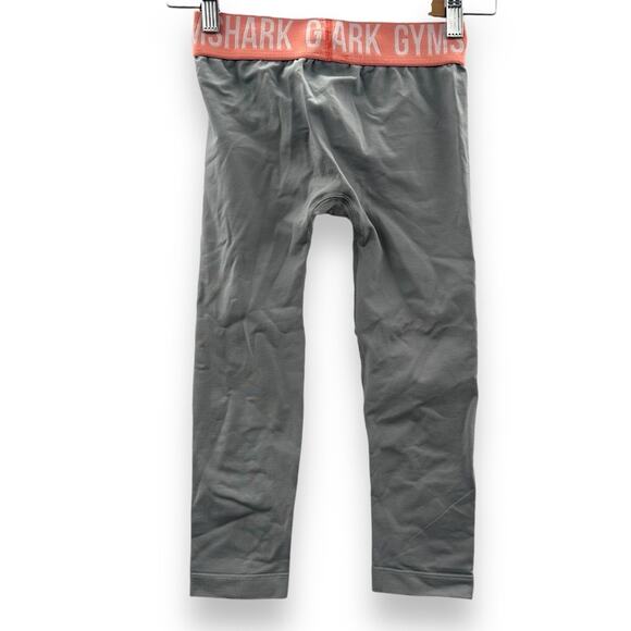 Gymshark Gray & Pink Seamless Flex Fitness Low Rise Capri Leggings Sz XS - Picture 2 of 9